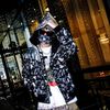 BAPE® SHARK HEAR TIGER CAMO GOLDEN/SILVER STARRY SKY HOODED COAT(HẾT HÀNG)