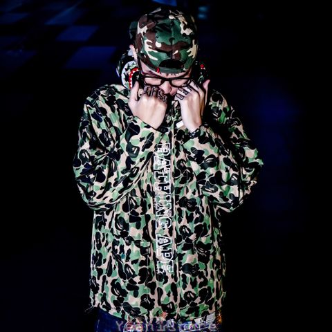  BAPE® Camouflage Shark Hooded Windbreaker Jacket(HẾT HÀNG) 