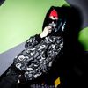 BAPE® Space Camo Shark Full Zip Hoodie Black