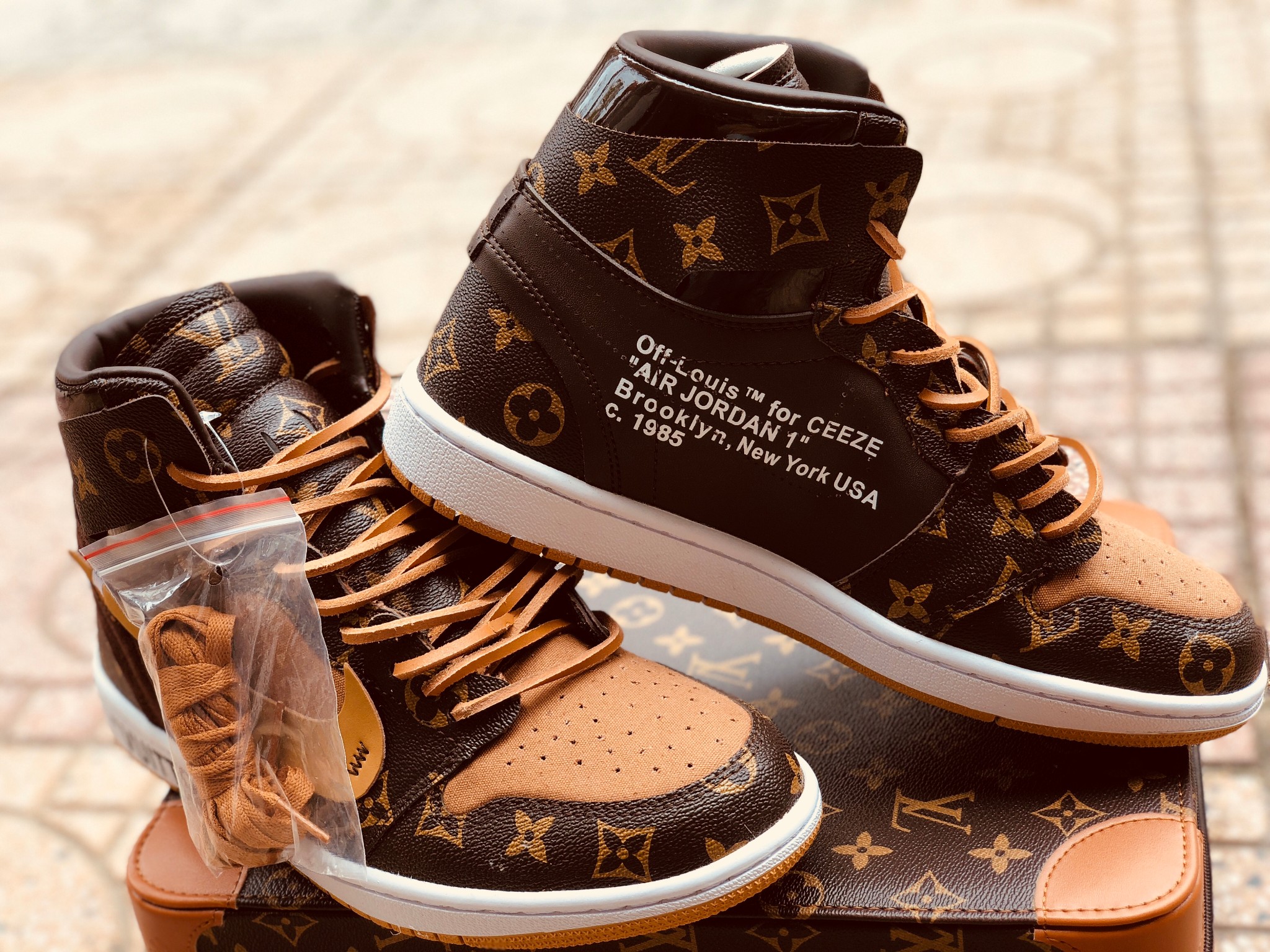 Air Jordan 1 OffLouis mừng vị trí mới của Virgil Abloh ở Louis Vuitton