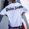 PALM ANGELS LOGO COLLAR BACK T-SHIRT