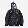 Bape® Leather Shark Hoodie Jacket Black (HẾT HÀNG)