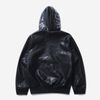 Bape® Leather Shark Hoodie Jacket Black (HẾT HÀNG)