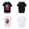 BAPE® Color Camo Big Ape Head Tee Black/Red