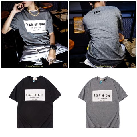  FEAR OF GOD Sixth Collection T-Shirt Heather Grey/Black (HẾT HÀNG) 