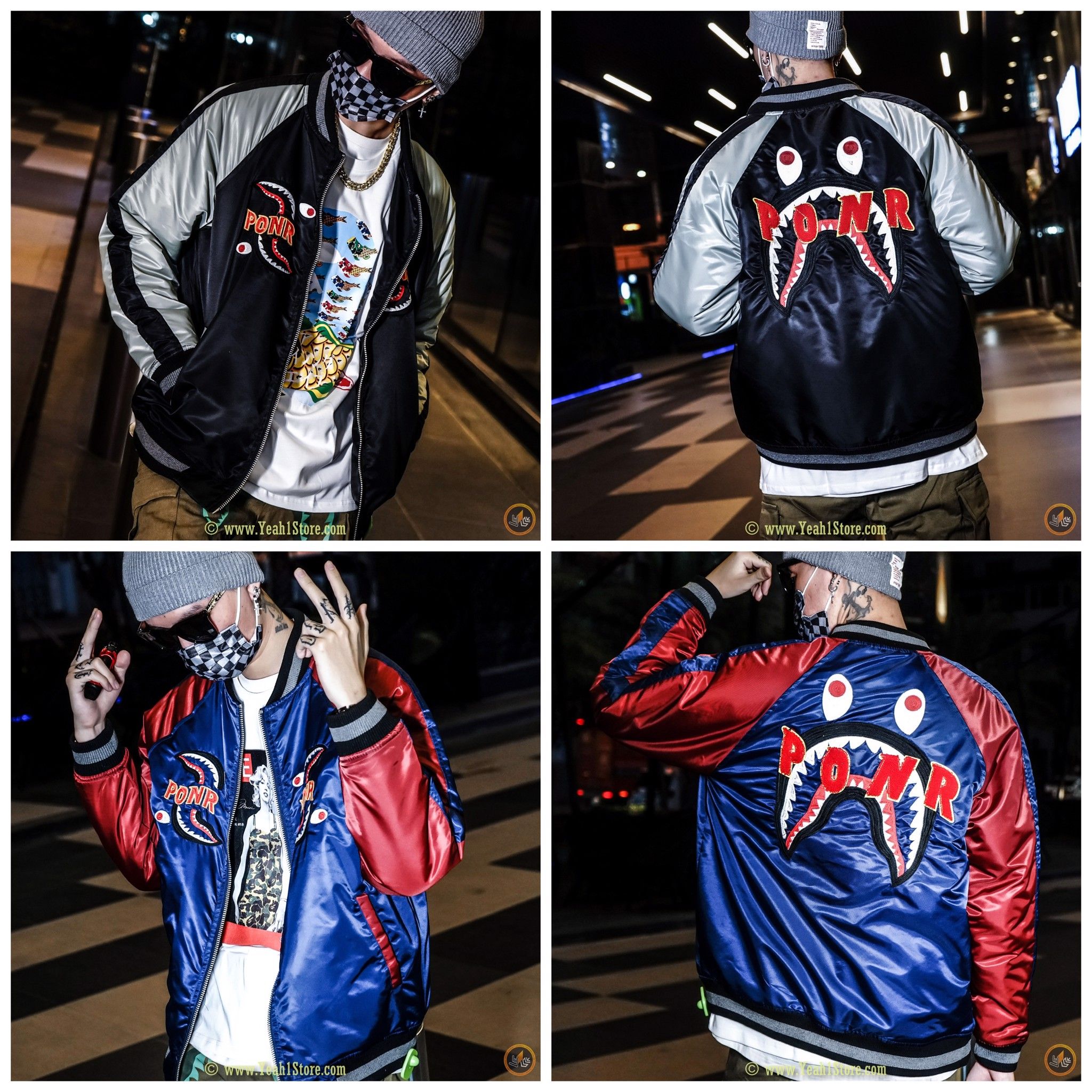 BAPE® Shark Souvenir Jacket (HẾT HÀNG)