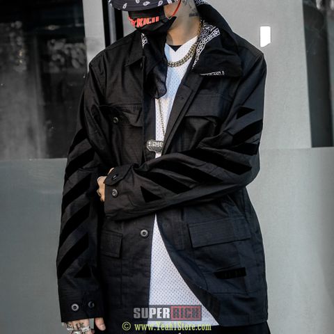  OFF-WHITE™ BLACK LOGO JACKET 