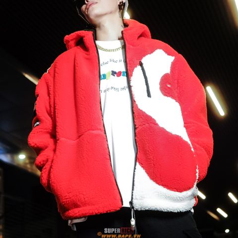  Supreme The North Face S Logo Fleece Jacket (HẾT HÀNG) 