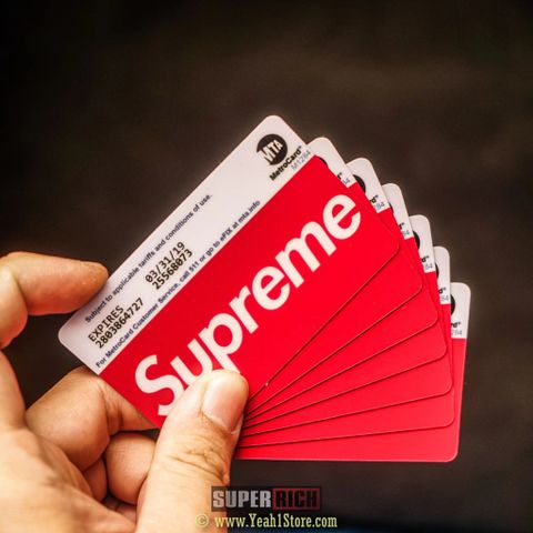  THẺ METROCARD SUPREME - SUPREME METROCARD (HẾT HÀNG) 