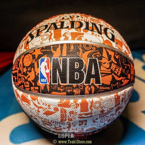  QUẢ BÓNG RỔ SPALDING N*B*A GRAFFITI OUTDOOR - BasketBall Balls SPALDING N*B*A GRAFFITI OUTDOOR 