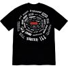 Supreme Spiral Tee Black (BEST VERSION) (HẾT HÀNG)