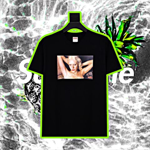  Supreme Gummo Dot Tee White/Black (BEST VERSION) 