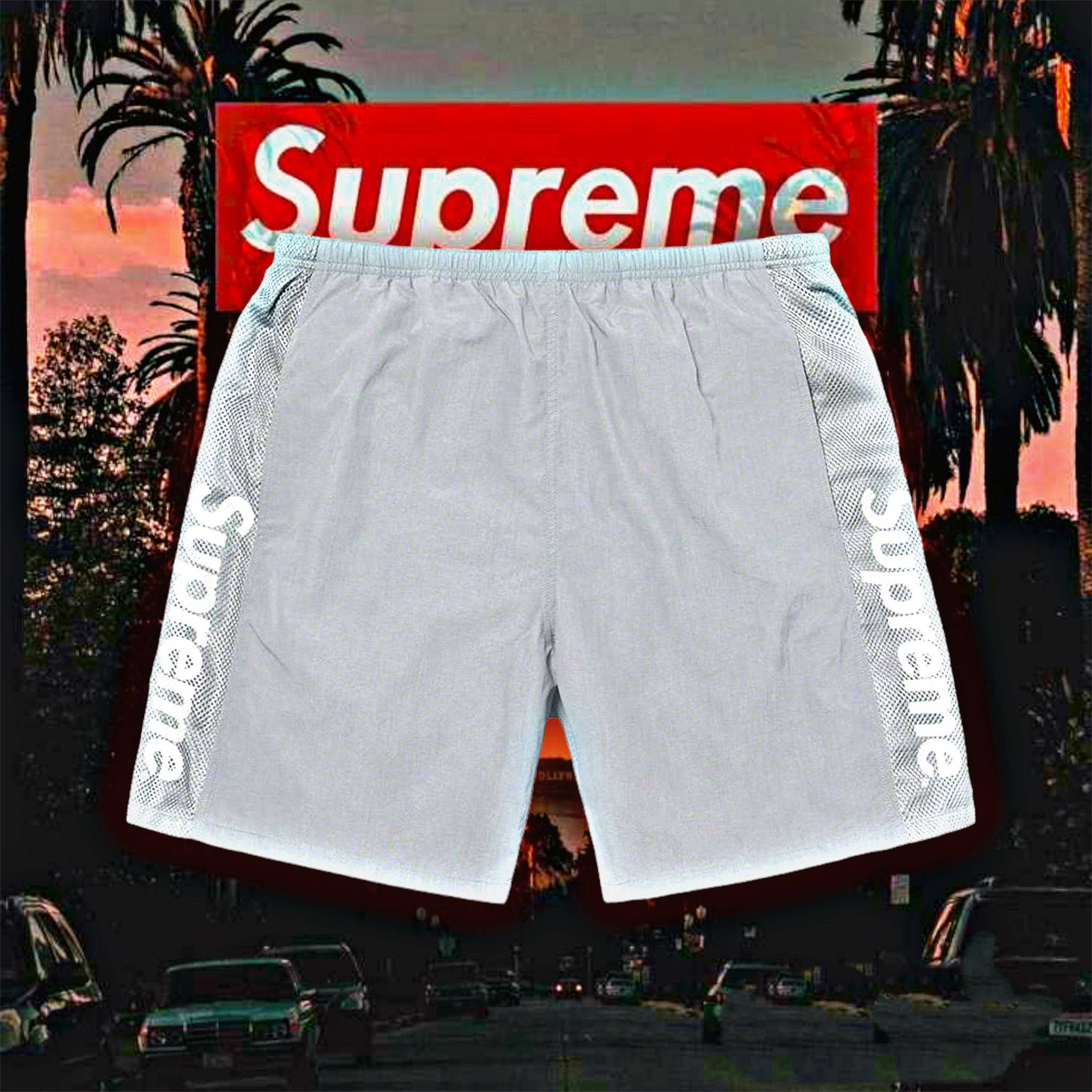 Supreme Mesh Panel Water Shorts