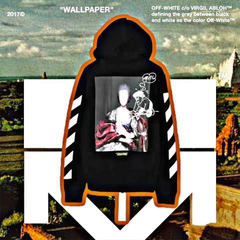  Off-White™ Mariana De Silva Zipped Hoodie Black/Multicolor 