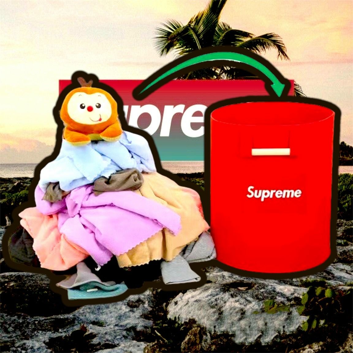 Supreme Laundry Bag - Túi Đựng Đồ Supreme
