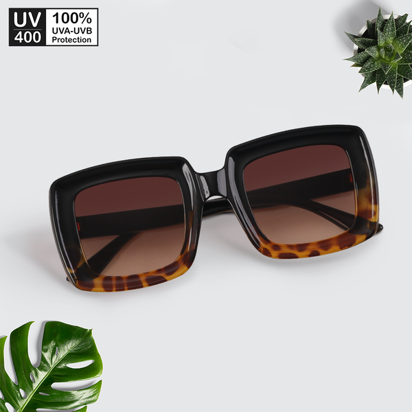  Kính râm nam nữ mắt mèo thời trang gọng kính nhựa UV400 Jaliver Young SP - 1264 