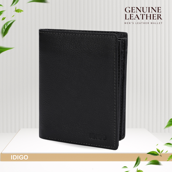Ví nam da bò phom chữ nhật đứng lịch lãm tiện lợi IDIGO MW1 - 6033