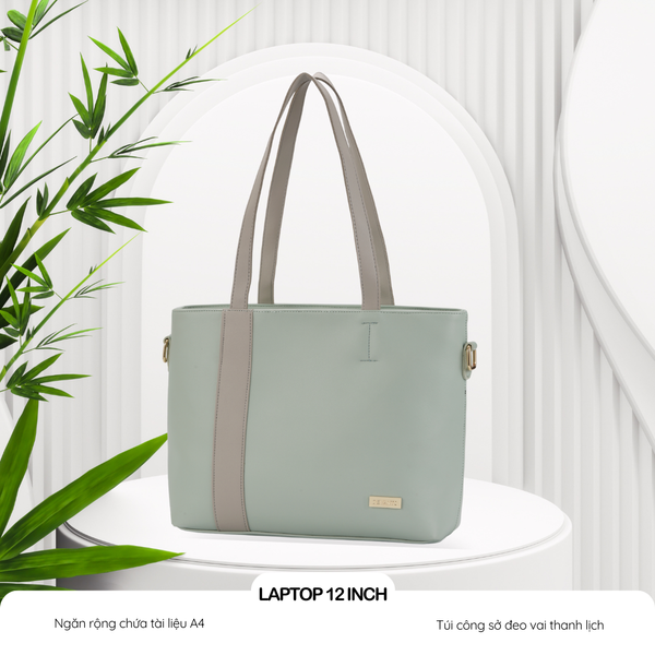 Túi đeo vai giáo viên, túi xách tay công sở nữ phom lớn chứa tài liệu A4 DEVANTO FB2 - 3510D