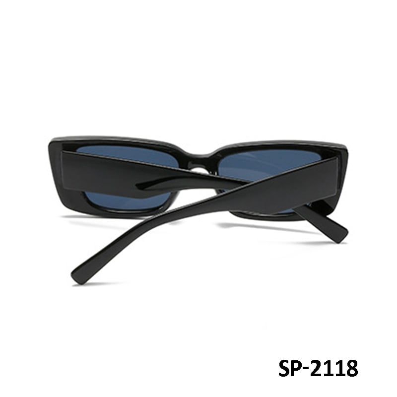 Mắt kính mát nữ phom chữ nhật, kính thời trang nam gọng kính nhựa UV400 Jaliver Young SP - 2118