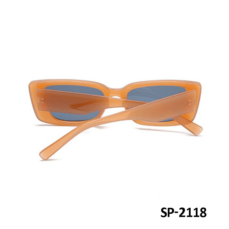 Mắt kính mát nữ phom chữ nhật, kính thời trang nam gọng kính nhựa UV400 Jaliver Young SP - 2118