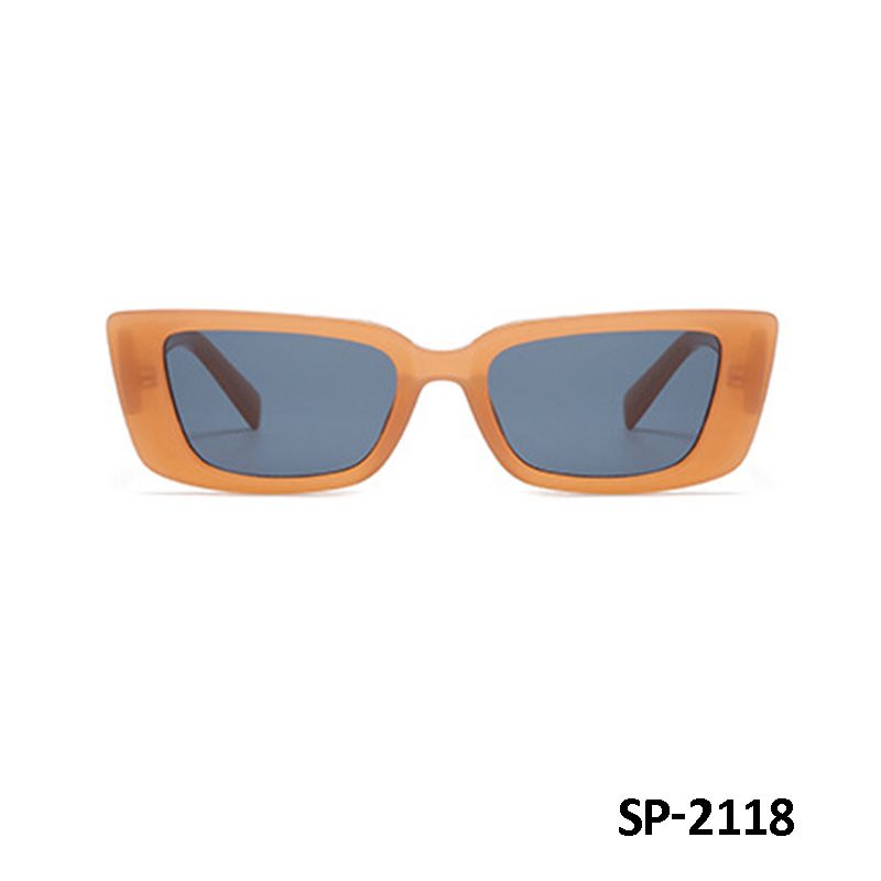 Mắt kính mát nữ phom chữ nhật, kính thời trang nam gọng kính nhựa UV400 Jaliver Young SP - 2118