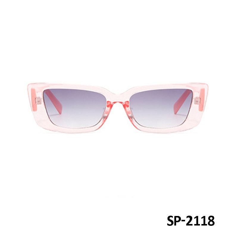 Mắt kính mát nữ phom chữ nhật, kính thời trang nam gọng kính nhựa UV400 Jaliver Young SP - 2118