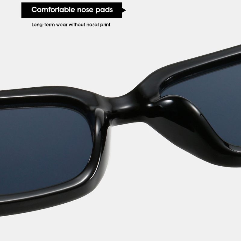 Mắt kính mát nữ phom chữ nhật, kính thời trang nam gọng kính nhựa UV400 Jaliver Young SP - 2118