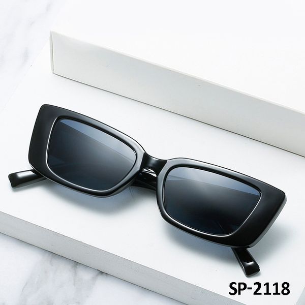  Mắt kính mát nữ phom chữ nhật, kính thời trang nam gọng kính nhựa UV400 Jaliver Young SP - 2118 