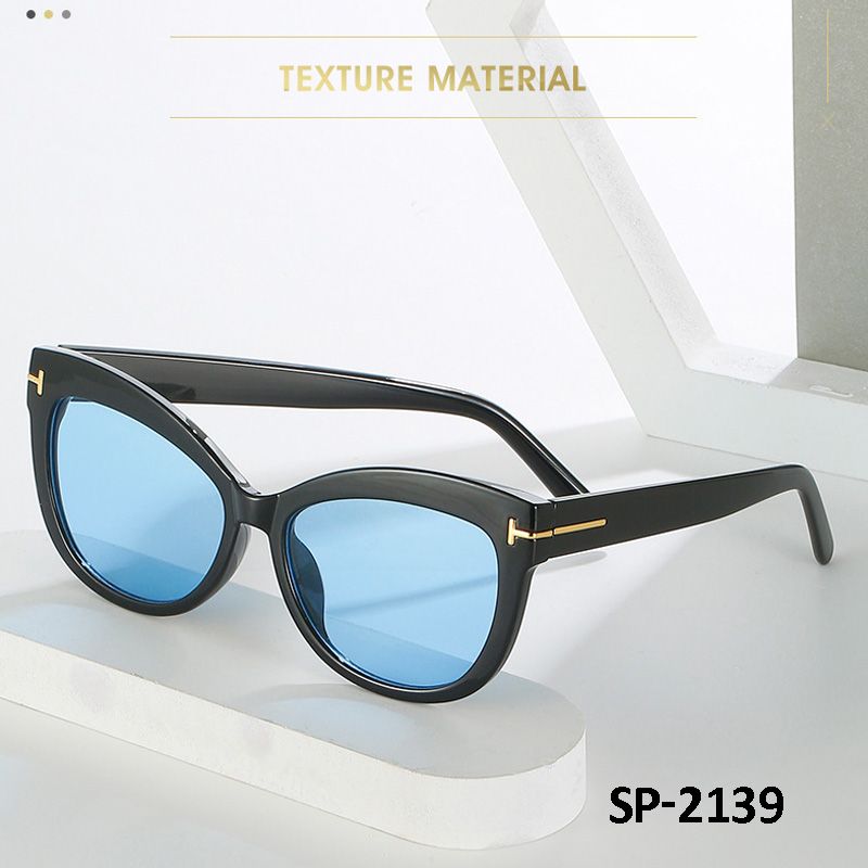 Kính nữ thời trang gọng kính nhựa UV400 Jaliver Young SP - 2139, kính râm nữ mắt mèo cá tính
