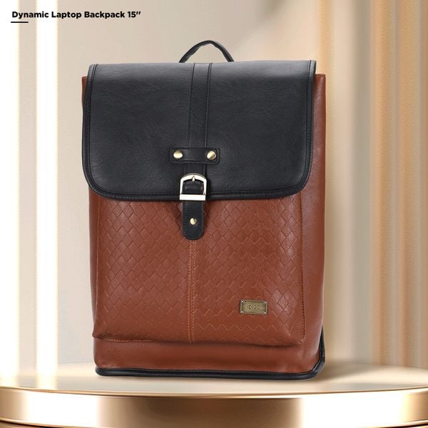 Balo laptop nam nữ 15 inch, ba lô đựng máy tính đi làm 15 inch, họa tiết dập nổi IDIGO UBP2 - 6029 1