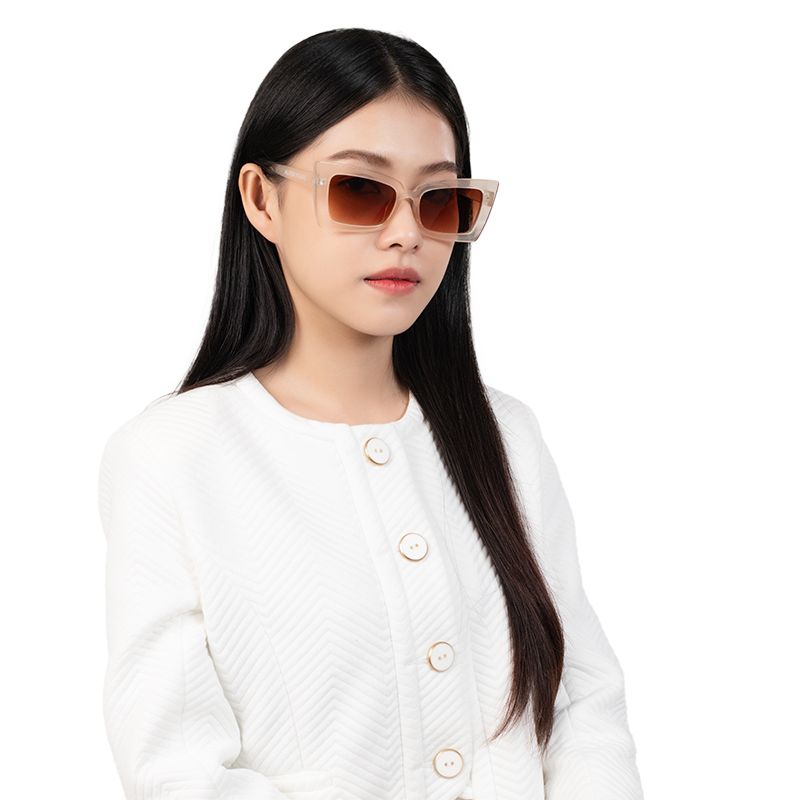 Mắt kính mát nam nữ hình bướm gọng kính nhựa UV400 Jaliver Young SP - 1285