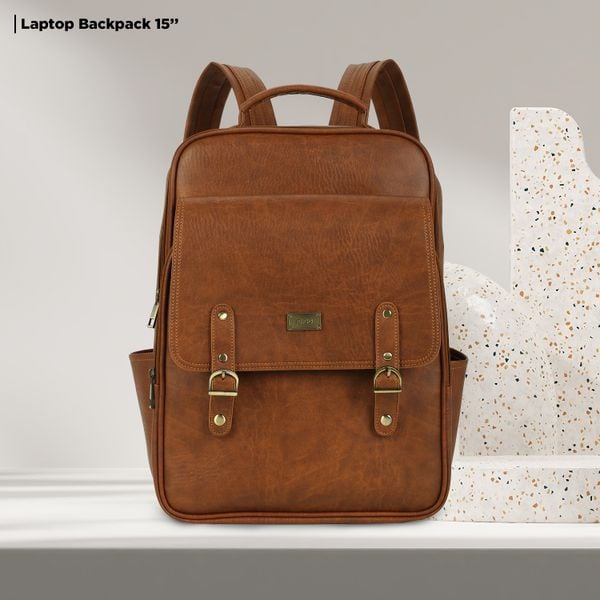 Balo laptop công sở 14”, ba lô du lịch đựng máy tính 14inch ngăn trước nắp gập IDIGO UBP2 - 5050  hình đại diện