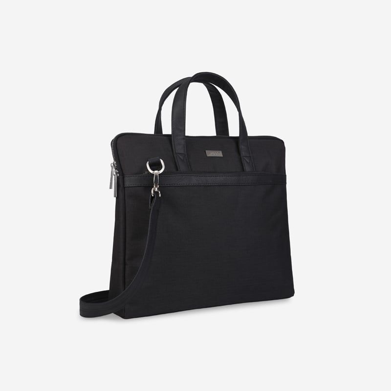 Túi công sở nam nữ đựng laptop 14 inch IDIGO MB2 - 410, túi đựng tài liệu A4 ngăn kéo trước thanh lịch