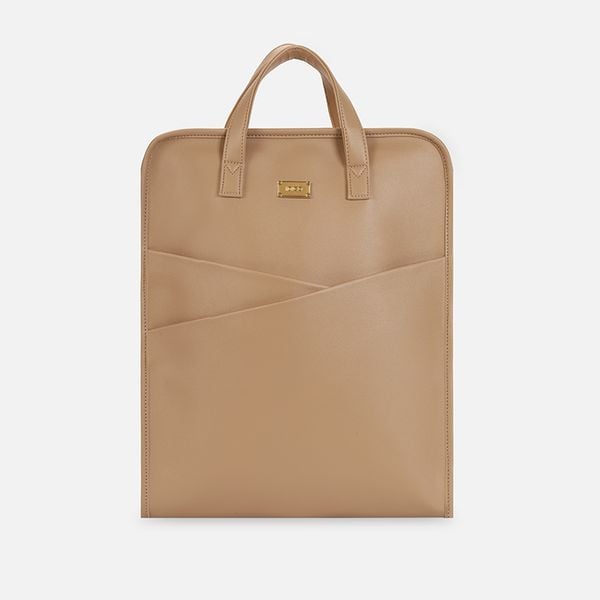  Balo da nam nữ đựng laptop 15.6 inch vạt xéo, Balo công sở cao cấp chứa tài liệu A4 IDIGO UBP2 - 6034 