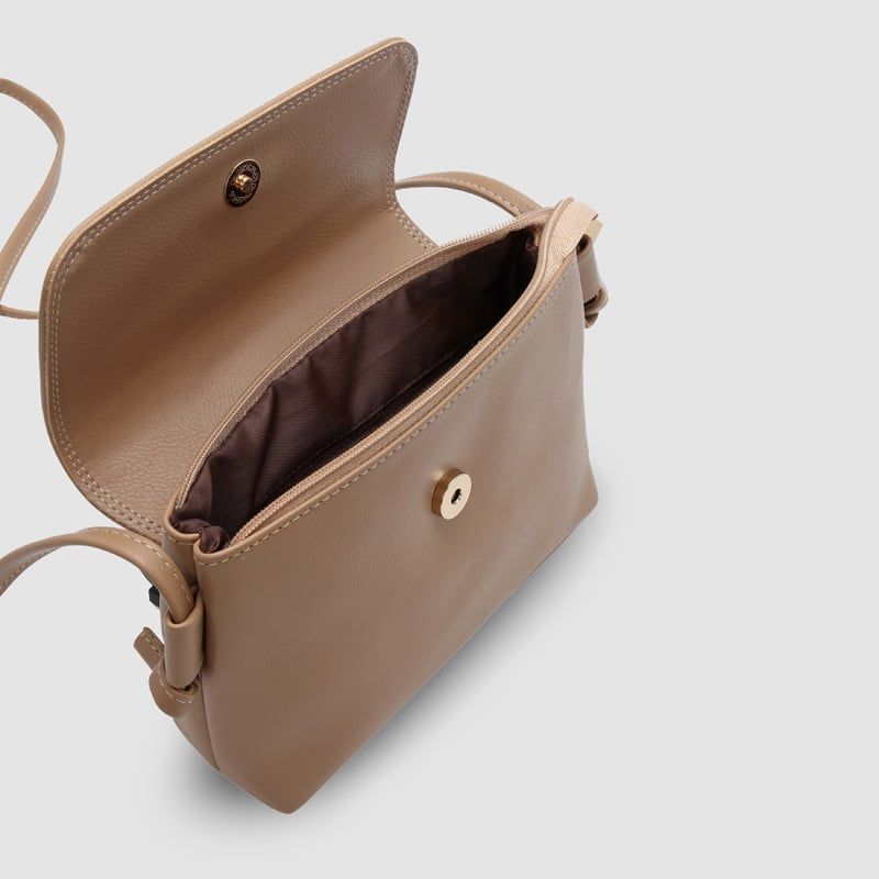 Túi đeo chéo nữ dáng vuông nắp gập IDIGO FB2 - 126