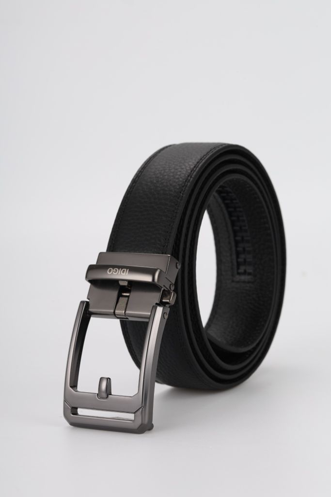 Thắt Lưng Nam Da Thật IDIGO MD1 - 6006 Màu Đen