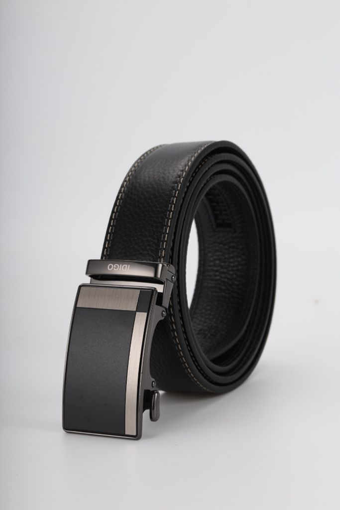 Thắt Lưng Nam Da Thật IDIGO MD1 - 6005 Màu Đen