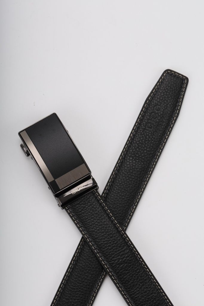 Thắt Lưng Nam Da Thật IDIGO MD1 - 6005 Màu Đen