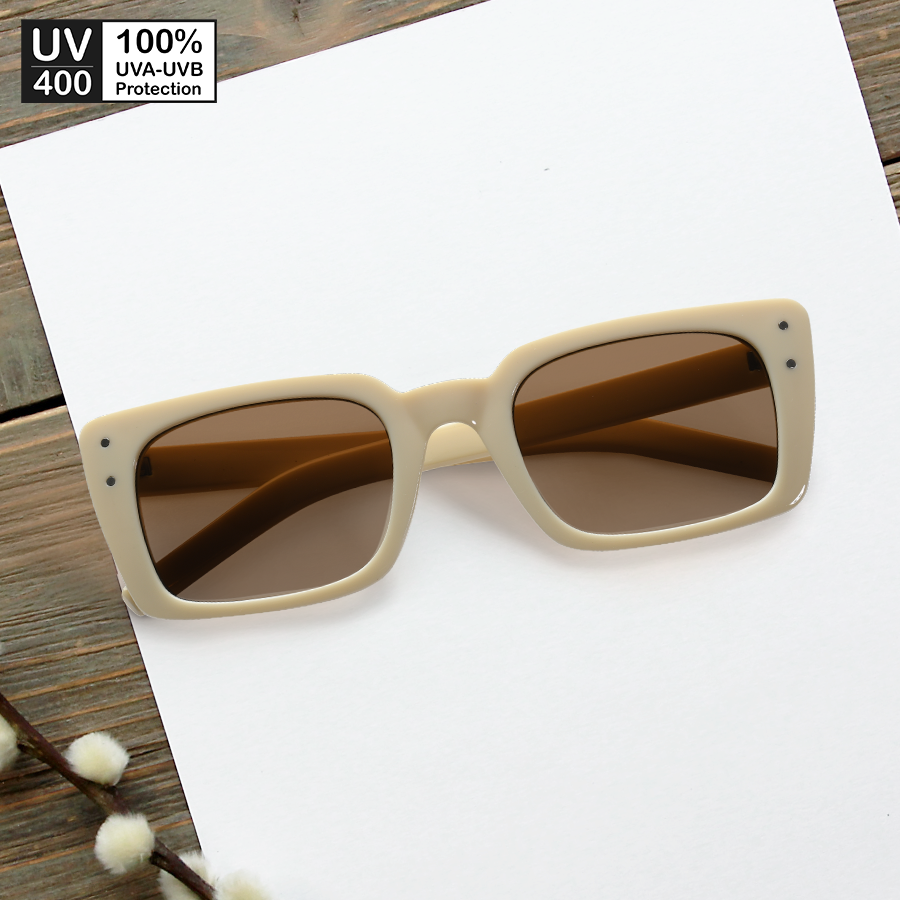 Mắt kính mát nam nữ mắt mèo gọng kính nhựa trang trí viền UV400 Jaliver Young SP - 1339