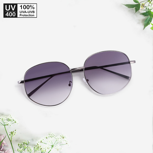 Mắt kính mát nam nữ ovan gọng kính kim loại UV400 Jaliver Young SM - 6352 hình kích thước