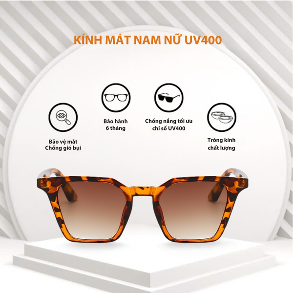  Kính nữ mắt mèo cá tính, kính thời trang nam mắt mèo gọng kính nhựa UV400 Jaliver Young SP - 1739 