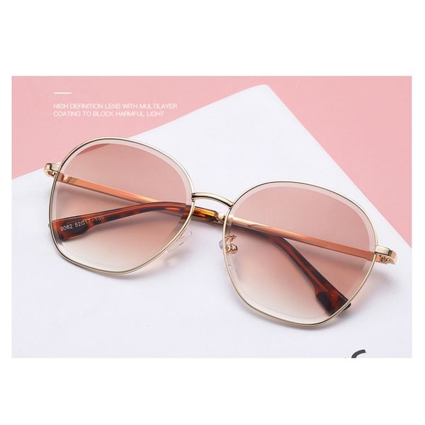 Mắt kính mát nam nữ ovan gọng kính kim loại UV400 Jaliver Young SM – 6113 hình nsx 1