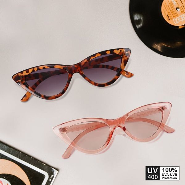 Kính mát thời trang UV400 nữ gọng mắt mèo Jaliver Young - SP-1003O