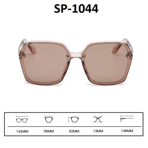  Mắt kính mát nam nữ đa giác gọng kính nhựa UV400 Jaliver Young SP – 1044 