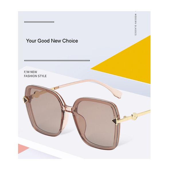 Mắt kính mát nữ đa giác gọng kính nhựa trang trí viền UV400 Jaliver Young SP – 1046 hình nsx 1