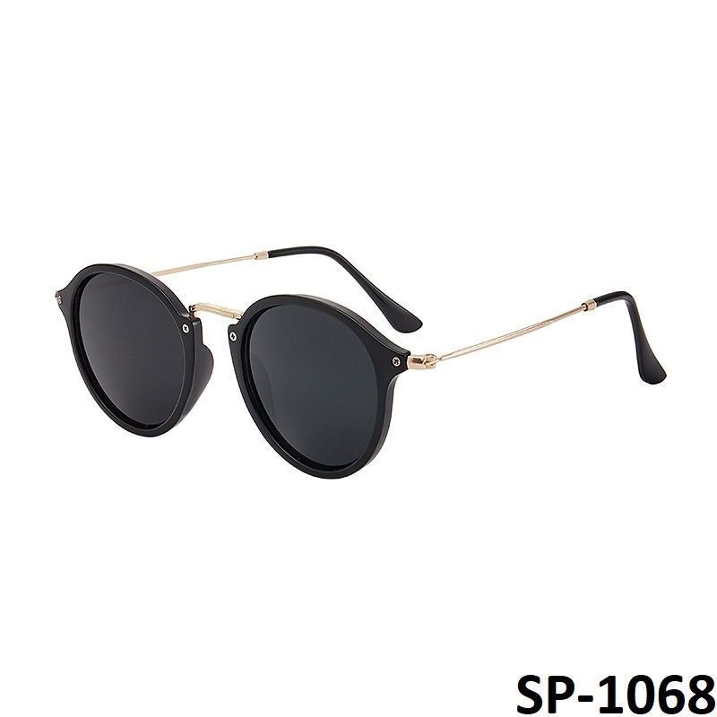 Mắt kính nữ thời trang, kính râm nam tròn gọng kính nhựa UV400 Jaliver Young SP - 1068