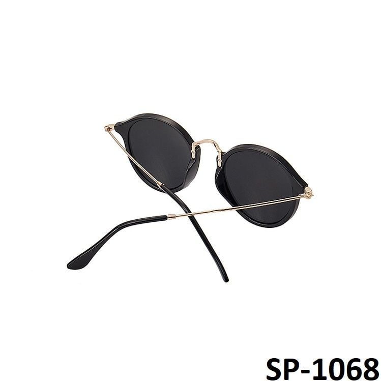 Mắt kính nữ thời trang, kính râm nam tròn gọng kính nhựa UV400 Jaliver Young SP - 1068