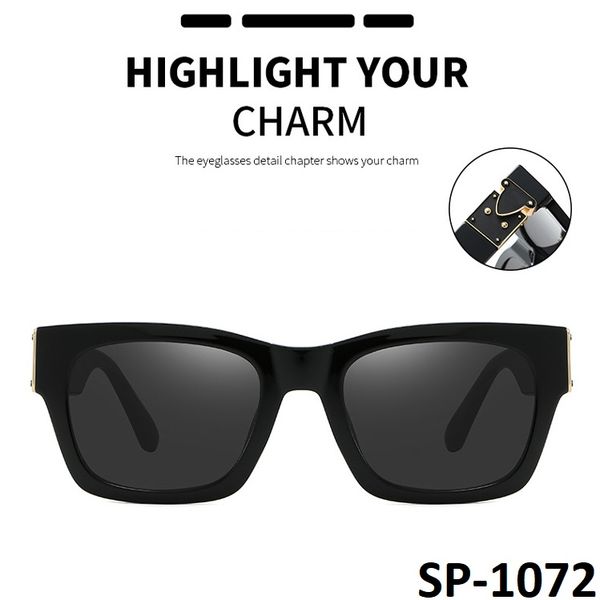  Kính mát nữ phom vuông gọng kính nhựa, kính thời trang nam UV400 Jaliver Young SP - 1072 