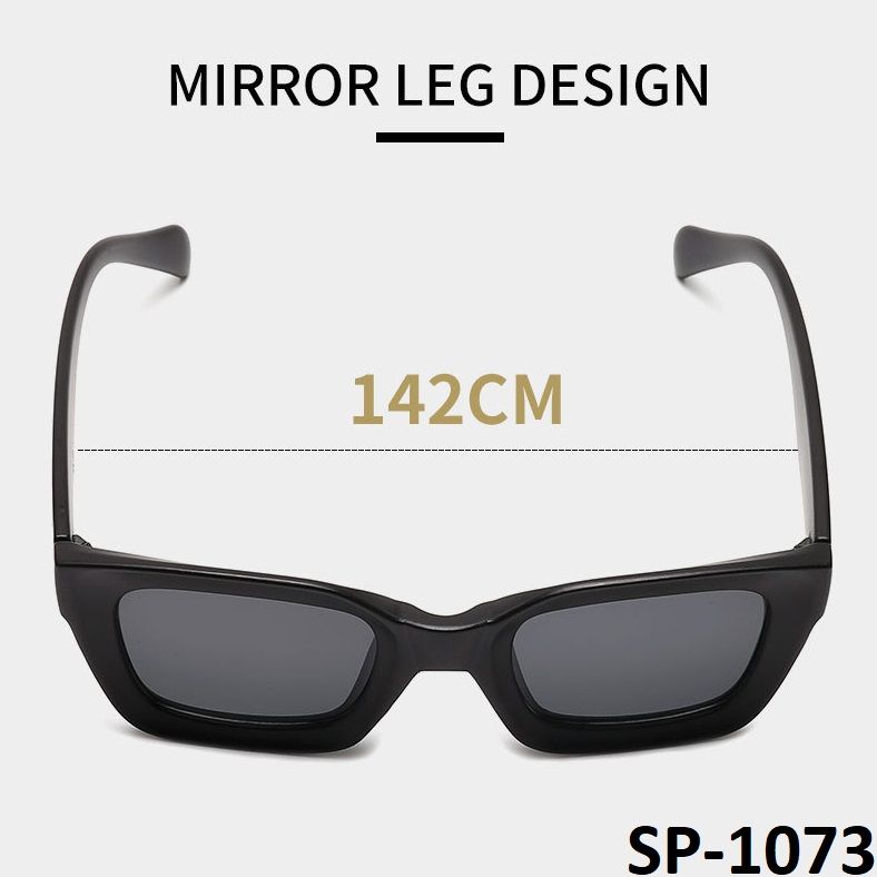 Mắt kính nam thời trang vuông gọng kính nhựa, kính râm nữ chống tia UV400 Jaliver Young SP - 1073