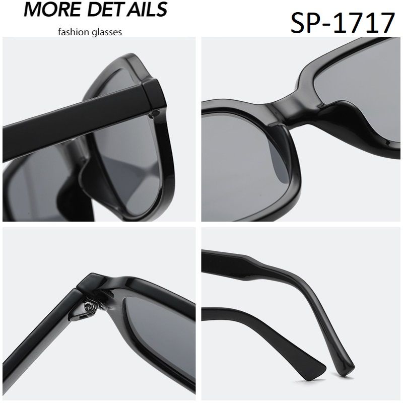 Kính râm nữ chống tia UV400 Jaliver Young SP - 1717, kính râm nam phom chữ nhật gọng kính nhựa